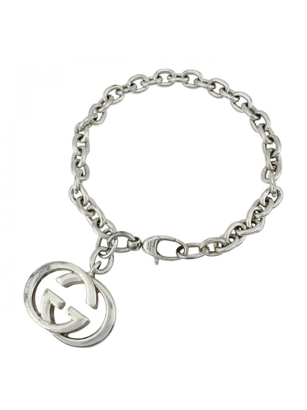 Gucci Bracelet Interlocking G Silver GG Logo